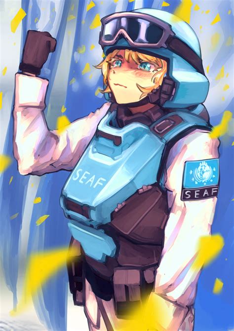 seaf soldier (helldivers) drawn by nerojiin | Danbooru