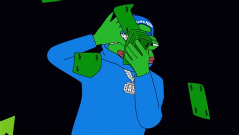 Make It Rain Pepe GIF - Free Animated GIF Download | Memes.co.in