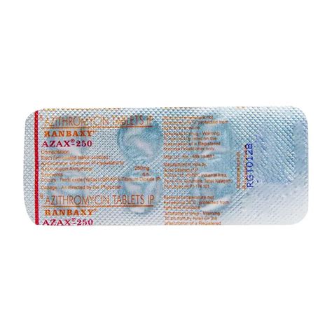 Buy Azax 250 Tablet online | Uses, Side Effects, Price and substitutes ...