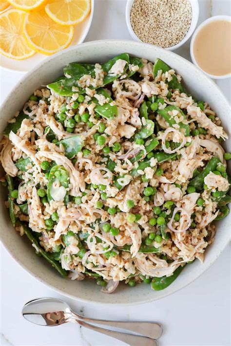 Chicken & Snow Pea Salad – Goodness Avenue