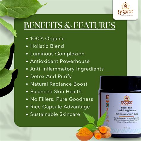 Serene Skin Herbal Supplement Capsule for Healthy Skin – YOGEZ