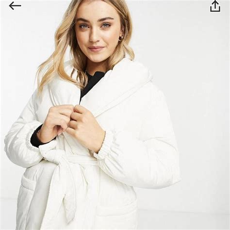 Miss Selfridge Women's White Jacket | Depop