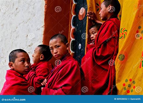 Buddhist Monk in Bhutan editorial photography. Image of people - 80928052