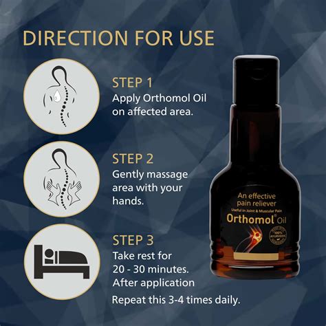 Buy ORTHOMOL AYURVEDIC PAIN RELIEF OIL FOR JOINT PAIN MUSCULAR PAIN ...