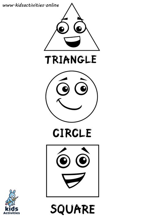 Shape Coloring Pages Preschool