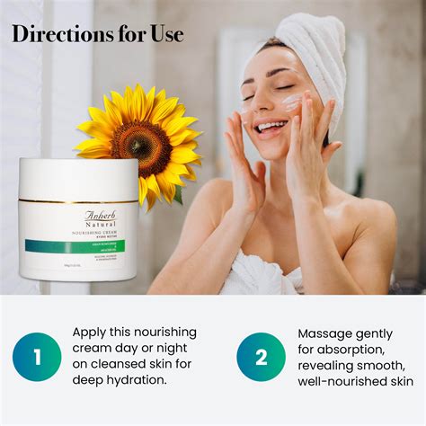 Anherb Natural Hydro Nectar Nourishing Cream - 100g | Sunflower Oil, A
