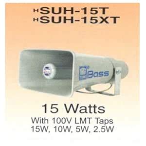 Hitune Bass Shock & Weather Proof Versatile PA Horn Speaker SUH-15T ...