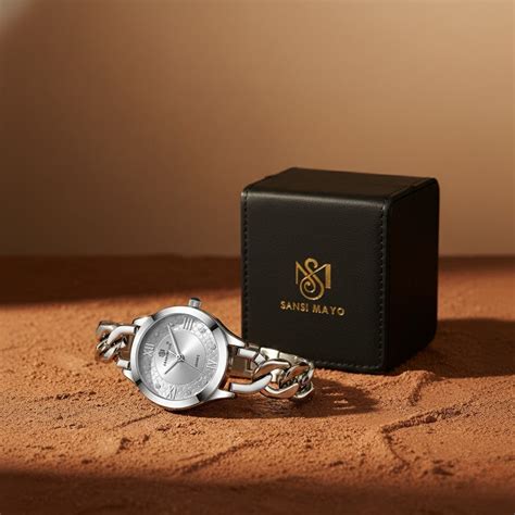 Zeenat Silver Green Dial Quartz Watch – SansiMayo