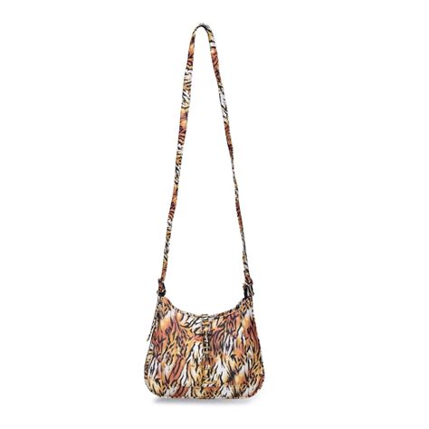 Buy Pelle Luxur Women'S Orange-Black Premium Pu Small Sling Bag Online