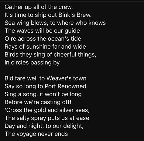 Binks Sake Lyrics : r/OnePiece