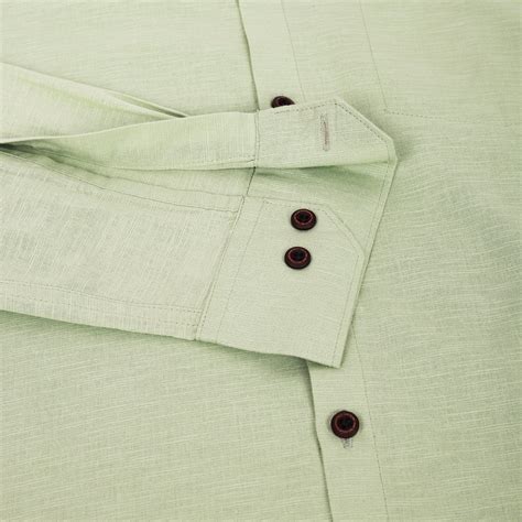 Men Tea Green Casual Linen shirt– Neuronlifestyle
