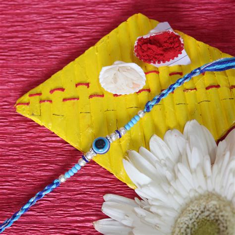 Send Beaded Evil Eye Rakhi Online