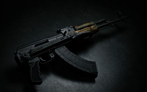 24K Gold Plated Russian AK47 - Black Market arms sales