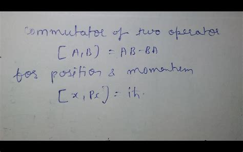 Image result for Commutator Operator