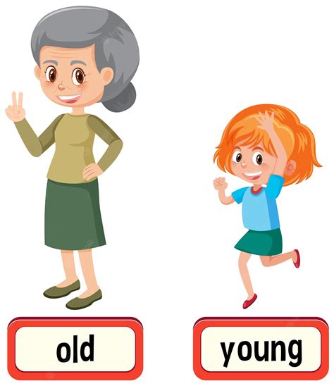 Old vs Young - Visual Comparison for Vocabulary Learning #3885888 ...