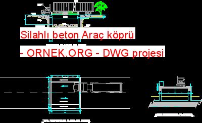 Proje Sitesi | Silahlı beton Araç köprü Autocad Projesi