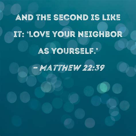 Jesus Christ Love Thy Neighbor