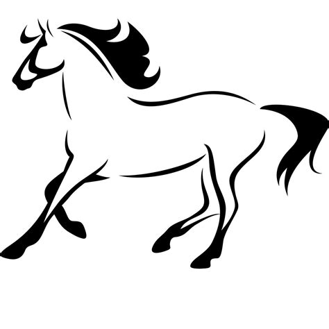 Horse Outline Drawing - ClipArt Best