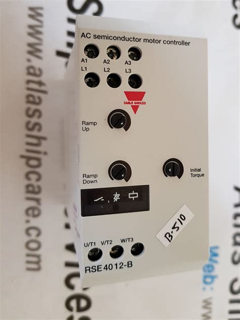 CARLO GAVAZZI AC SEMICONDUCTOR MOTOR CONTROLLER RSE 4012-B – Atlas ...