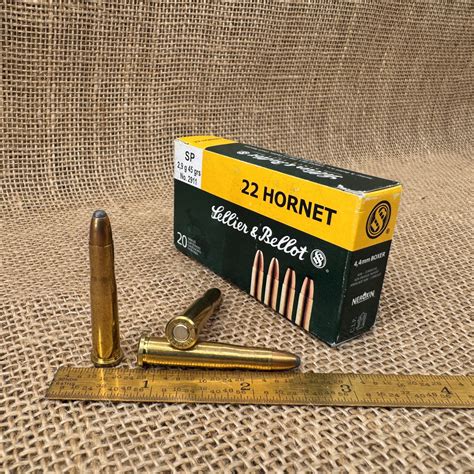 Sellier & Bellot .22 Hornet, 45 gr Soft Point Ammunition - Box/20 | Old ...