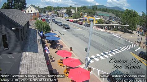 North Conway Village Live Cam - Conway, Carroll, New Hampshire, USA ...