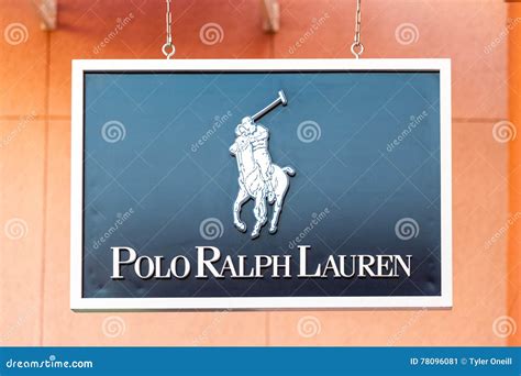 LAS VEGAS, NEVADA - August 22nd, 2016: Polo Ralph Lauren Logo on ...