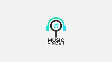 Find music logo design template | Premium Vector
