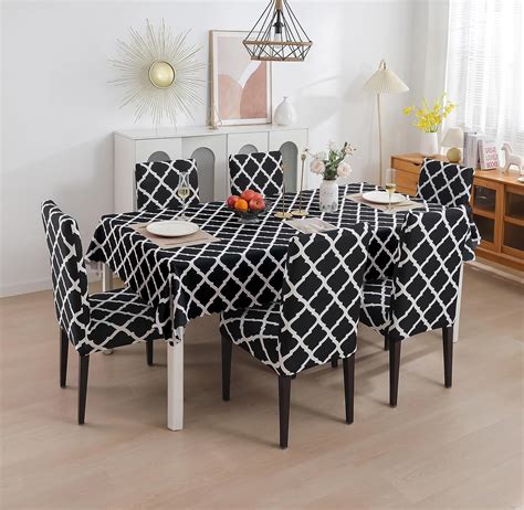 House of Quirk Polyvinyl Chloride (PVC) Dining Chair Cover With ...
