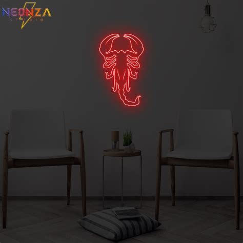 Buy Scorpio Neon Sign Online India – acrylicsheetsindia
