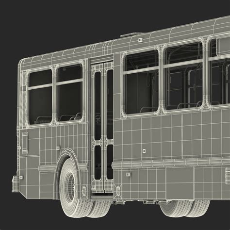 Orion V Transit Bus Liberty Lines Transit Simple Interior 3D | 3D ...