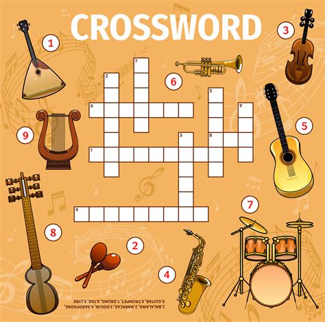 Large Stringed Instrument Crossword at Herman Genovese blog