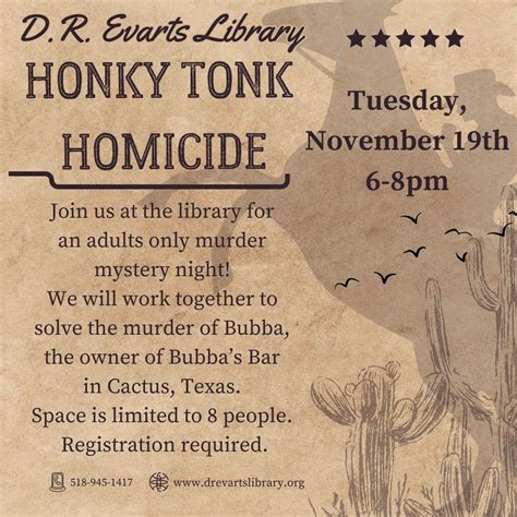 Register Now for our Murder Mystery Night!, 80 Second St, Athens, NY ...