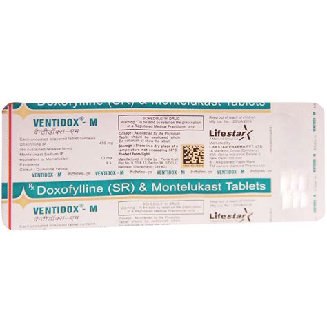 Ventidox-M Tablet 10's Price, Uses, Side Effects, Composition - Apollo ...