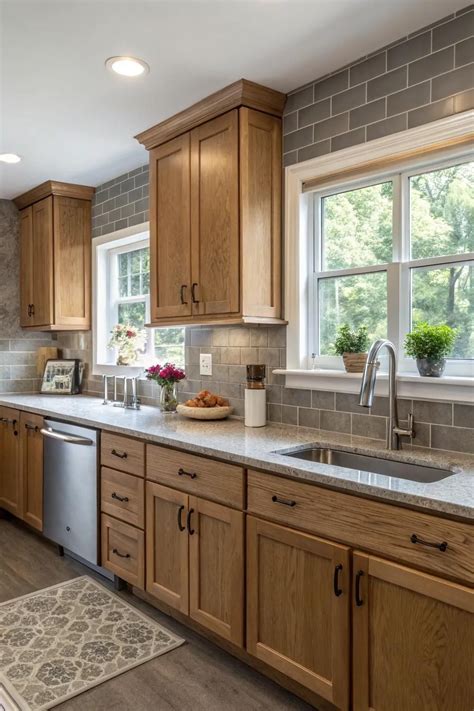 20+ Stunning Kitchen Backsplash Ideas with Oak Cabinets in 2025 ...