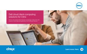 Fillable Online Dell Cloud Client Computing Solutions for Citrix Dell ...