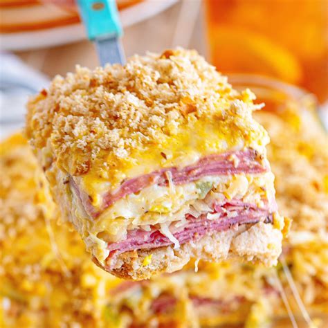 Corned Beef Reuben Casserole EASY REUBEN CASSEROLE RECIPE STORY