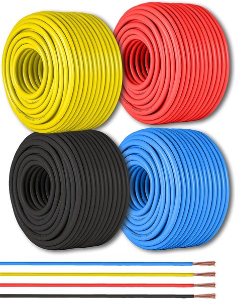 Amazon.com: GS Power 12 Gauge Electrical Wire - 4 Pack Color Combo Low ...