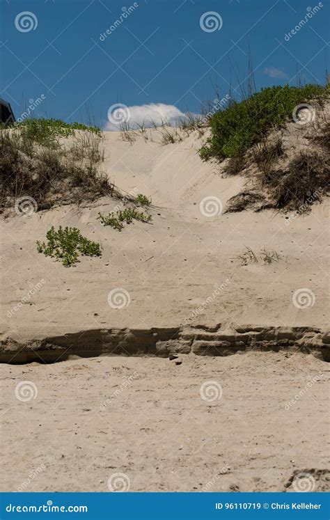 Jockey`s Ridge Sand Dune in the Outer Banks, North Carolina. Stock ...