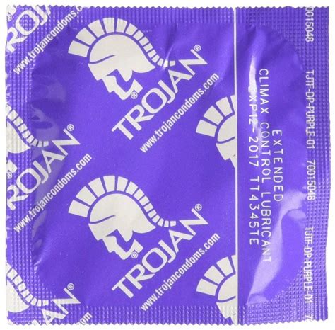 Trojan Extended Climax Control Lubricated Condoms, 12ct, 2-Pack ...