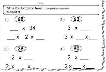 Image result for 4th Grade Factor Tree