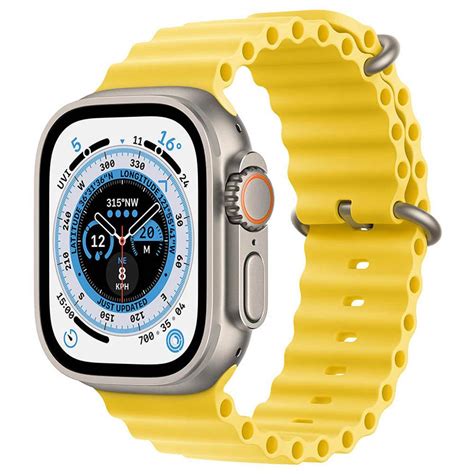 Buy Apple Watch Ultra GPS + Cellular, 49mm Titanium Case with Yellow ...