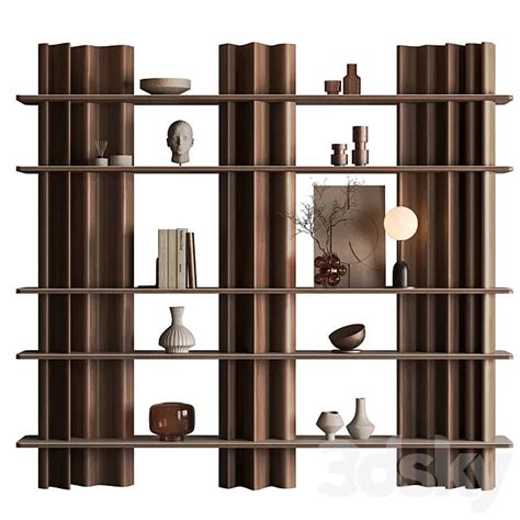 Shelves Decorative – Rack Set 23 3D Model Free Download – 3DSky Model Free