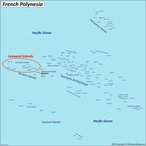 Leeward Islands Map | Society Islands, French Polynesia | Detailed Maps ...
