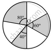 A round table cover has six equal designs, as shown in figure. If the ...