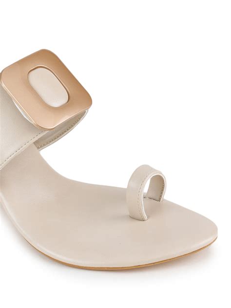 Shezone Cream Women Heels – ShopShezone