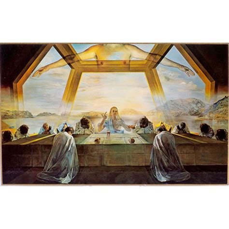 Salvador Dali The Sacrament of the Last Supper Print sold at auction on ...