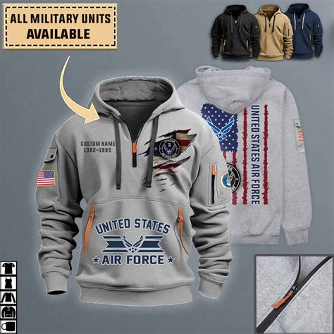 Wheeler AFB Air Force Base, Hawaii_Quarter Zip Hoodie & AOP Polo ...