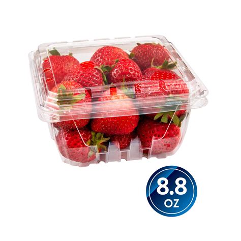 Fresh Strawberries, 8.8 oz Container - Walmart.com
