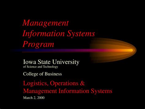 Image result for Information Systems Program