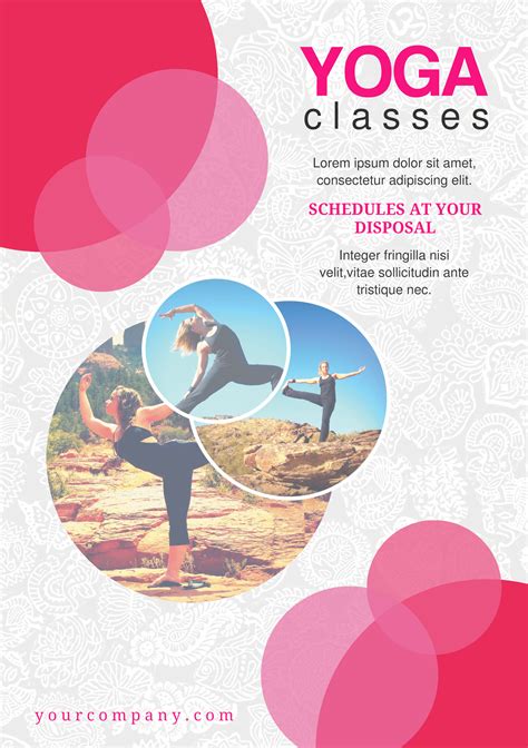 brochure yoga
